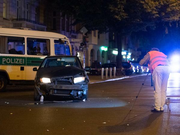 Einer der bei dem Unfall gerammten Kleinwagen.