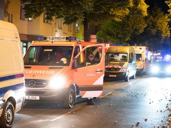 Polizei und Feuerwehr waren mit einem Großaufgebot im Einsatz.