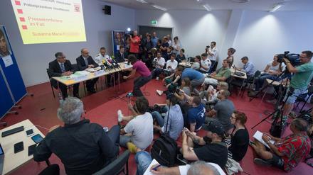 Pressekonferenz von Polizei und Staatsanwaltschaft zum Todesfall Susanna F.