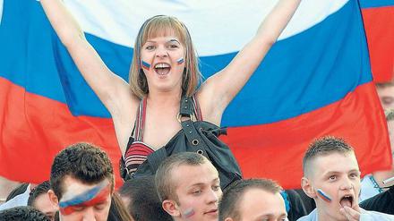 Am Donnerstag, dem ersten WM-Tag, dürften einige russische Fußballfans in der Stadt unterwegs sein.