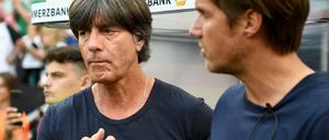 Joachim Löw und Assistenztrainer Thomas Schneider.