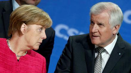 Kanzlerin Merkel und Innenminister Seehofer