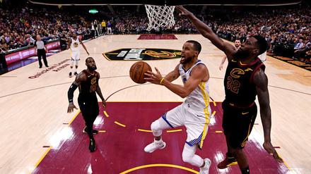 Nicht zu stoppen. Stephen Curry erzielte im vierten Finale 37 Punkte.
