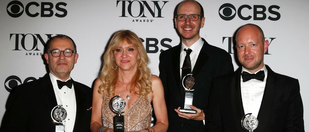 Das Team von "Harry Potter and the Cursed Child, Parts One and Two", von links nach rechts: Colin Callender, Sonia Friedman, Jack Thorne und John Tiffany.