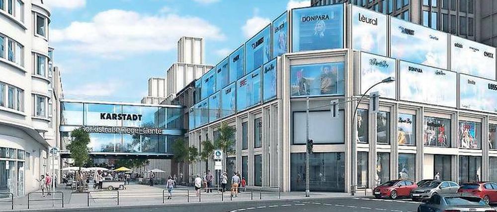 Im neuen Tegel-Center soll im Frühjahr 2019 eine Karstadt-Filiale öffnen, an diesem Freitag wird der Grundstein gelegt. Bereits ab Herbst kann im neuen Karstadt in den Gropiuspassagen eingekauft werden - in den ehemaligen Räumen des Wettbewerbers Kaufhof.