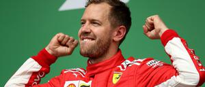 Sebastian Vettel nach dem Rennen von Montréal.