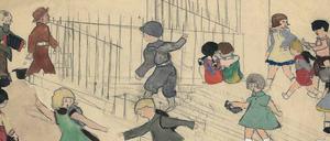 Ihr liebster Zeitvertreib. Zwischen 1930 und 1932 entstand dieses Kinderbild von Judith Kerr, noch in Berlin.