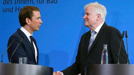 Zwei, die sich verstehen: Sebastian Kurs (l.) und Horst Seehofer.