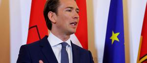 Österreichs Kanzler Sebastian Kurz vertritt einen harten Kurs in der Flüchtlingspolitik.