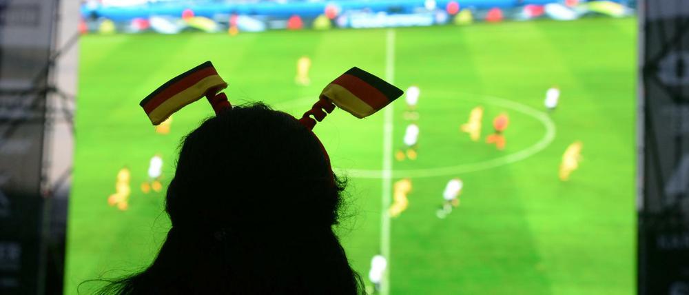 Nicht alle Fans sind beim Fußballgucken so friedlich wie hier bei der WM 2016 in Freiburg.