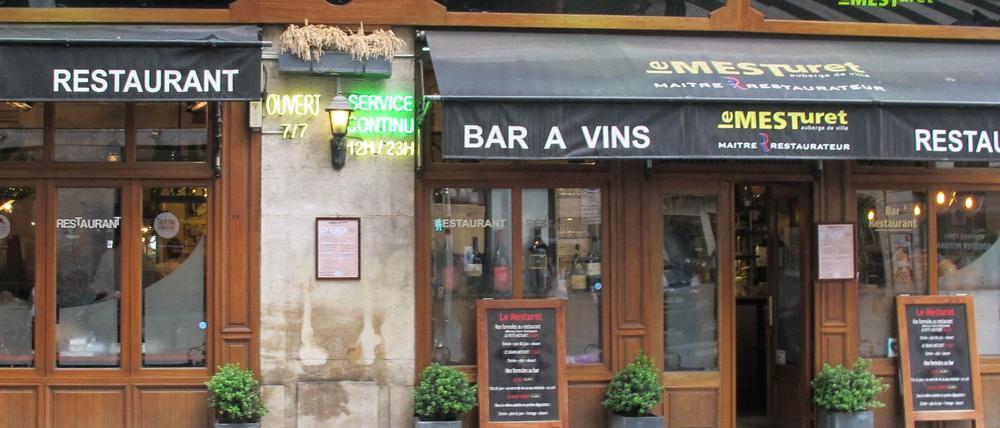 Das Bistro Le Mesturet im zweiten Pariser Arrondissement.