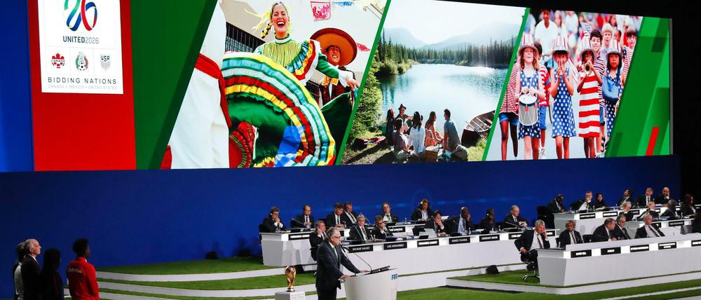 Im Jahr 2026 findet die WM erstmals in drei Ländern statt. 