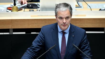 Der CDU-Innenexperte Burkard Dregger im Abgeordnetenhaus.