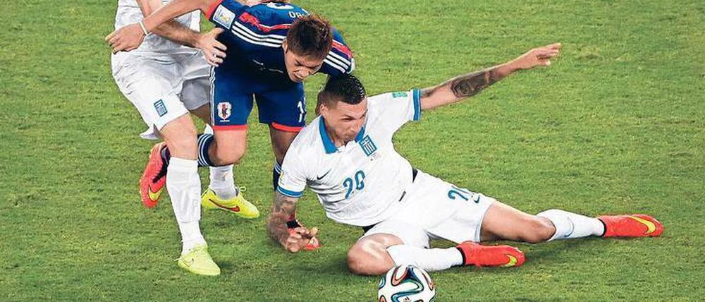 Kampf und Krampf. Besonders in der Vorrunde der WM sind fußballerische Leckerbissen eher nicht zu erwarten.