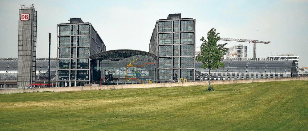 Der Hauptbahnhof in Berlin.
