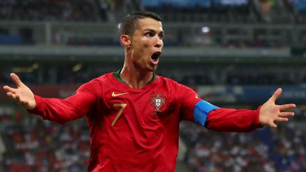 Cristiano Ronaldo jubelt.