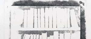 Hell ist dunkel. Gerhard Faulhabers „Bücherregal“ entstand nach einer frühen Fotografie von Talbot. 