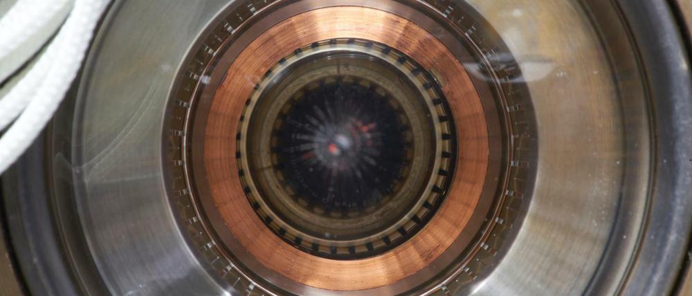 Hochleistungselektromagnet für das Update des Teilchenbeschleunigers LHC, genannt HL-LHC, am Cern bei Genf.