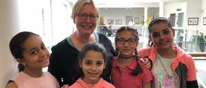Petra Beckers Verein "Back on Track" unterstützt geflüchtete Kinder.