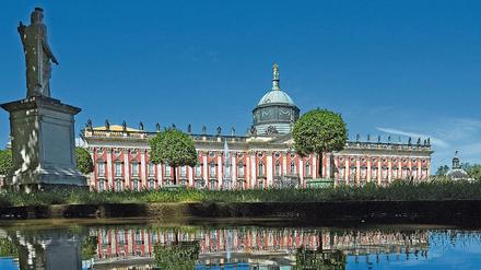 Das Neue Palais im Park Sanssouci in Potsdam (Brandenburg).