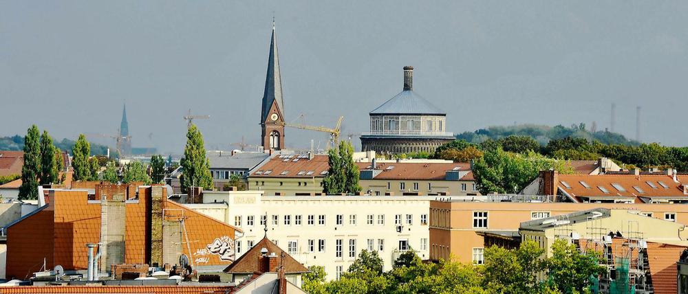 Blick über die Dächer von Prenzlauer Berg. 