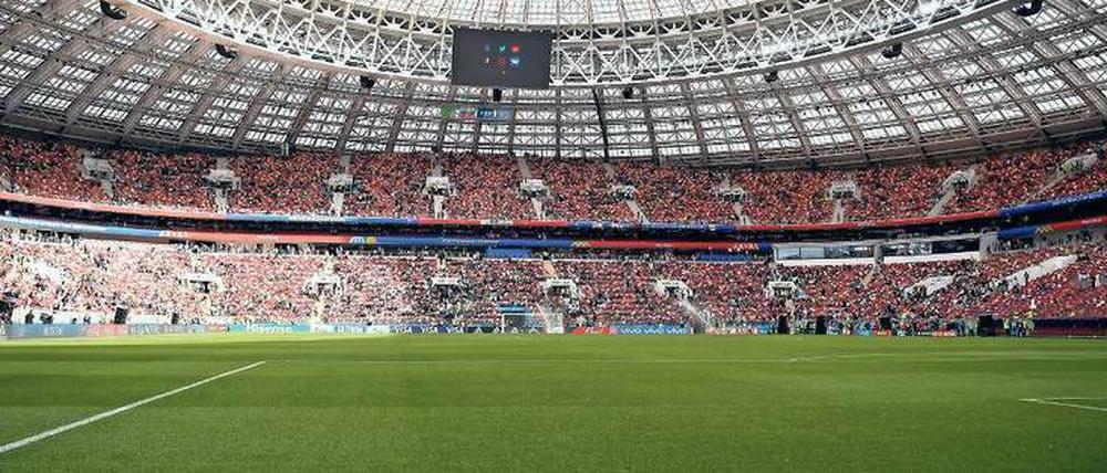 Ein Fußballstadion (Symbolbild).