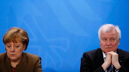 Angela Merkel (CDU) und Horst Seehofer (CSU)