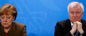 Angela Merkel (CDU) und Horst Seehofer (CSU)