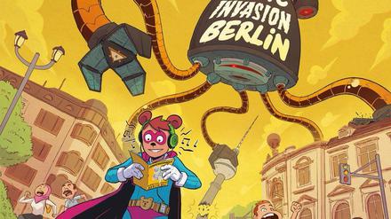 Eintritt frei: Mit diesem Postermotiv wirbt die Comicinvasion für sich.