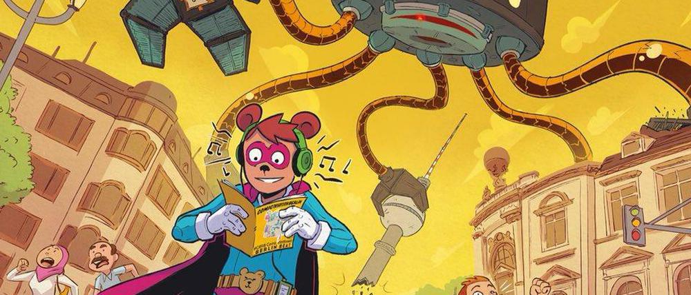 Eintritt frei: Mit diesem Postermotiv wirbt die Comicinvasion für sich.