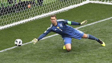 Nix zu halten für Manuel Neuer.