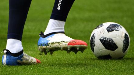 Frankreichs Team trainiert für den WM-Auftakt 