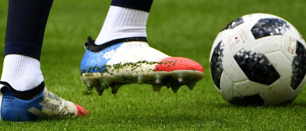 Frankreichs Team trainiert für den WM-Auftakt