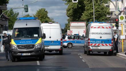 Der Unfallort an der Brunsbütteler Damm und Nauener Straße (rechts).