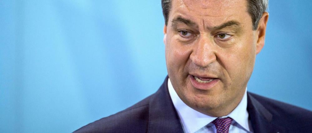 Bayerns Ministerpräsident Markus Söder