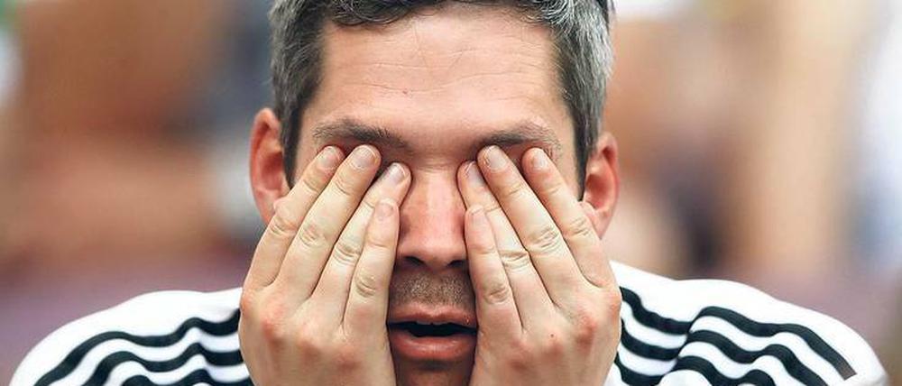 Wirkungstreffer. Deutsche Fans haben nun bis zum zweiten Spiel am Samstag Zeit, um sich Sorgen zu machen.