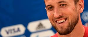 Englands Stürmer Harry Kane.