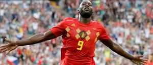 Belgiens Romelu Lukaku freut sich über seinen Treffer zum 3:0. 