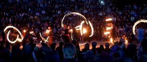 Walpurgisnacht im Berliner Mauerpark.
