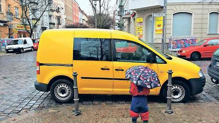  In der Lichtenberger Spittastraße ist der Übergang schwer.