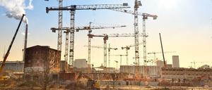 Berlin, Heidestraße - hinterm Hauptbahnhof entstehen Wohnungen, größtenteils Eigentumsobjekte