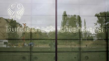 Der Hauptsitz des deutschen Bundesnachrichtendienstes BND in Berlin. 