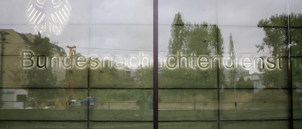Der Hauptsitz des deutschen Bundesnachrichtendienstes BND in Berlin.