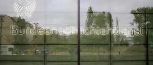 Der Hauptsitz des deutschen Bundesnachrichtendienstes BND in Berlin. 