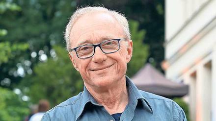 David Grossman am Freitag beim Festival LIT:potsdam. Er las in der Villa Jacob.