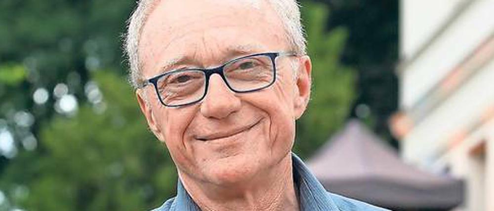 David Grossman am Freitag beim Festival LIT:potsdam. Er las in der Villa Jacob.