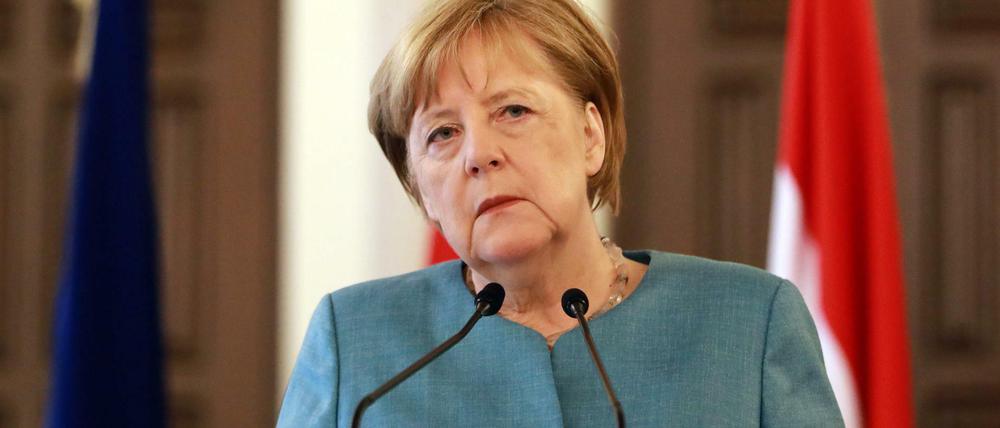 Kanzlerin Angela Merkel im Libanon.