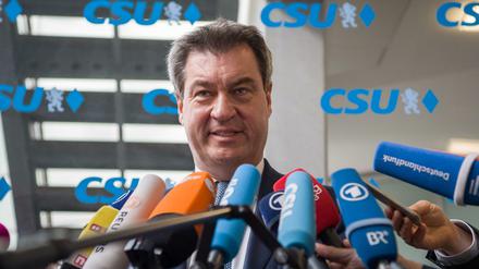 Immer Vollgas: Bayerns Ministerpräsident Markus Söder.