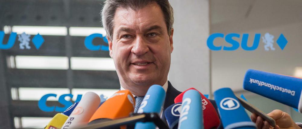 Immer Vollgas: Bayerns Ministerpräsident Markus Söder.