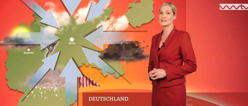 Chemtrail-Alarm und Deutschland in den Grenzen von 1937: Das Wetter im "Wahre Welle"-Politmagazin "Frontal 23"